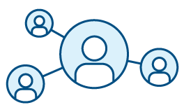 Connected People Icon