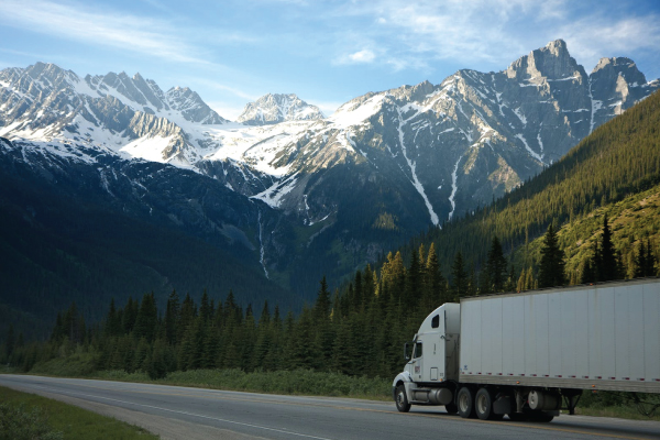 Trucking in Mountains