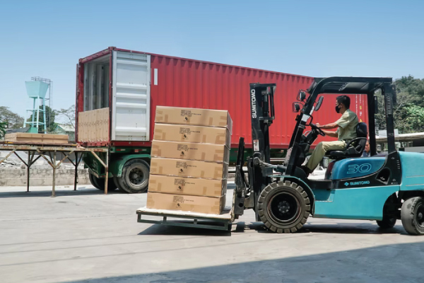Forklift Cargo Truck